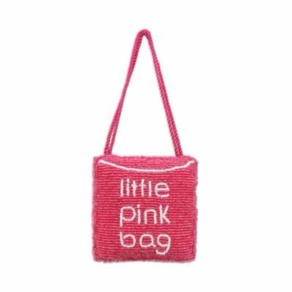 New Bloomingdale’s Sudha Pennathur
"Little Pink Bag" Beaded Ornament